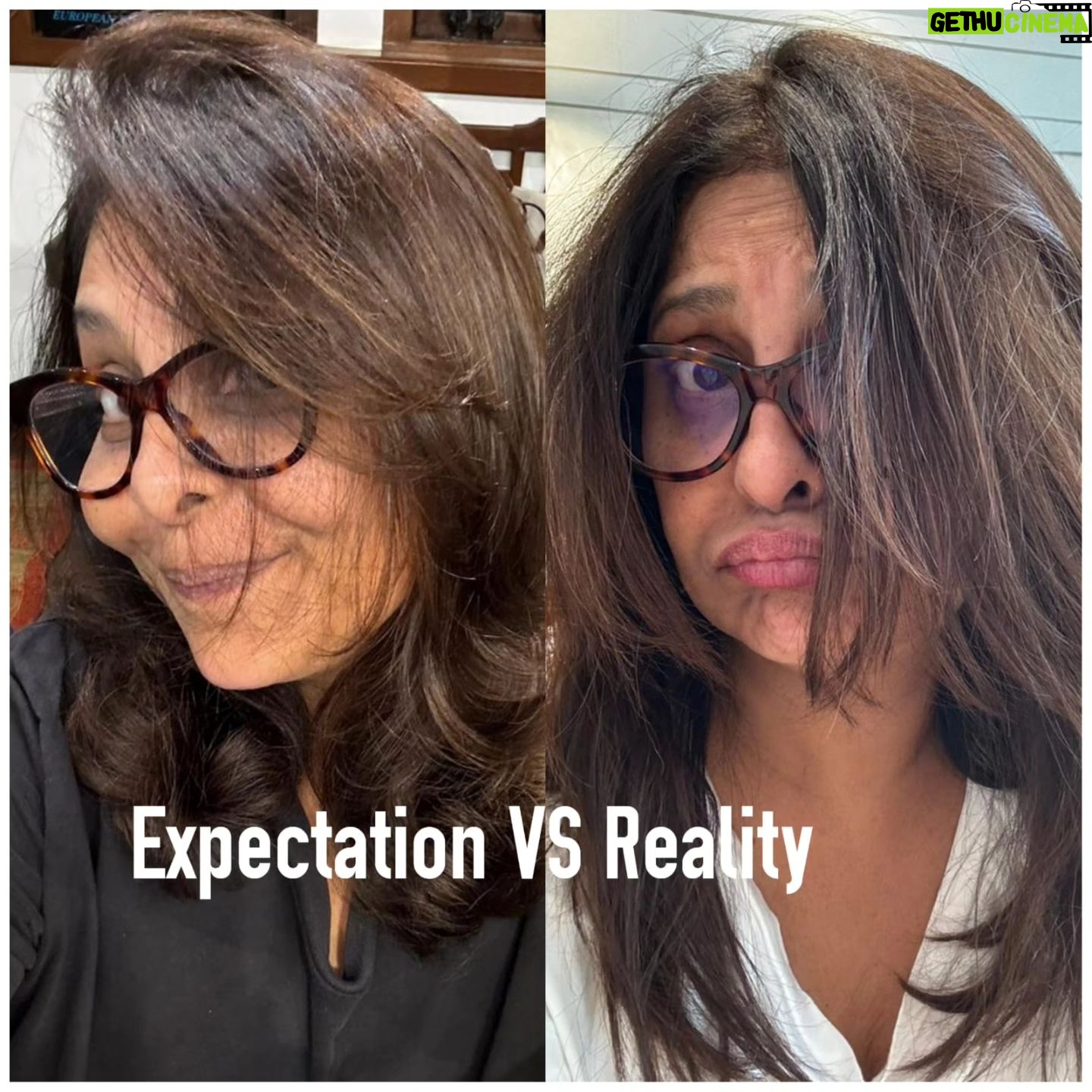 Shefali Shah Instagram - Sisterhood/mutual love and respect/encouraging and cheering for each other is all very good but I don't exactly love women with great hair!!! Sorry, but I just can’t seem to find anything in common with them. Whoever has not had a bad hair day, hasn't truly experienced life's ups and downs!!! But I have, up down sideways and whichever way possible. I am efficient at recognising a stray, unruly strand, that has escaped the attempt of an over haul... and hence, I recognise almost every woman tied together in sisterhood not by the umbilical cord but by the 'was hair now gone there' syndrome!!! I have been through a roller coaster of a life being born with a bad hair day that's panned over 50 years... I think it's worse than chumming, pms, hysterectomy, menopause!!! It's a natural disaster, very high on the Richter scale!!! Waking up to yourself with a bad hair day is like beauty, waking up in bed with the beast... I know deep inside, I am a beauty, atleast potentially so, but the beast on my head has a mind of its own. Each hair decides to move in opposite direction, some against gravity, all wiry, some like the line on an ecg report of a patient in cardiac arrest,some like a telephone cord and some,like mine, which just look electrocuted! So once on a set, before an angel called the hairstylist had touched my hair with her magic wand, the director met me, looked at me solemnly and honestly said 'you look like a hobo' I kept dancing all day thinking she had called me 'Boho', Until someone burst the bubble and told me 'Hobo', homeless bum!!! See that's what I mean, when I have a bad hair day, not only do I look like a disaster, but I feel like one too and the meaning of disaster and divine gets entangled in this unruly mess. Curling and churning like Van Gogh’s ‘Starry Night’ my hair is untameable, is that even a word... well it should be,an adjective to describe wild women, with wild spirits, and even wilder hair.