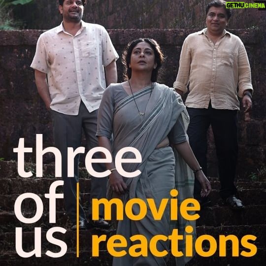 Shefali Shah Instagram - Feel grateful for so much love from our friends and fraternity. Now desperately waiting for your love after watching “THREE OF US” in cinemas from 3rd Nov. @jaideepahlawat @swanandkirkire @avinasharundhaware @matchboxshots @pallavisymons @sandhyabellarae @imraj_gupta @teasemakeup @hegdechai @mondsouza2812