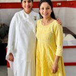 Shehnaaz Kaur Gill Instagram - feeling blissful ✨ @bkshivani #brahmakumaris