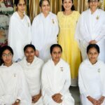 Shehnaaz Kaur Gill Instagram - feeling blissful ✨ @bkshivani #brahmakumaris
