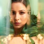 Shehnaaz Kaur Gill Instagram - Intensity is the game; allure is the name. Jacket @helenyarmak Earrings and bracelets by @amamajewels Rings by @zohra_india Styled by @manekaharisinghani with @chintan_shah08 Makeup by @reshmaamerchant Hair by @cheemabaljit2 Shot by @priyankknandwana