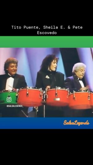 Sheila E. Instagram - Tito Puente, Pete Escovedo, Juan Escovedo Sheila E. 1986  El Rey Del Timbal filmed in Los Angeles. @titopuentejr @pete_escovedo @juan.escovedo #legend #legends #legendary #legacy #escovedo