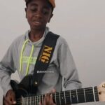 Sheila E. Instagram – This lil dude is so dope! And he plays everything …….
@ludovicktshiswaka 

#play,  #grooves , #Musicalização , #música,  #guittar