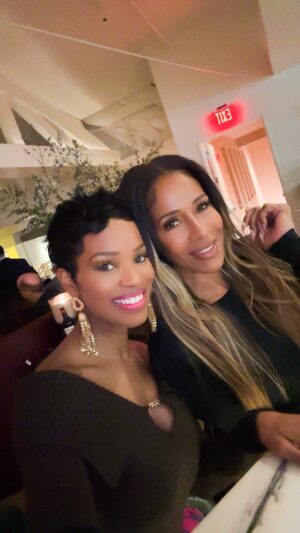Shereé Whitfield Instagram - Get you a friend @shereewhitfield who makes you laugh until your belly hurts!

Over twenty years and counting👯

Thank you for a @funke_la 🍸good time!

LA LIVE✨fast forward to 21:38😂😂😂😂

#whogonecheckmeboo #roomtogrow #rhoa #whataboutyourfriends #lanights #girlsnightout👯 #beingaladynevergoesoutofstyle #realitytv #girltalk