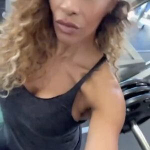 Shereé Whitfield Instagram - SHE’s bad like a Barbie……Hello MF💁🏽‍♀️💋 #SquatsNotShots #GymFlow #Fitness #WhoGonCheckMeBoo #SheByShereé