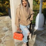 Shereé Whitfield Instagram - Doing me & doing better 🧡 #SheByShereé #RHOA #ChateauShereé #Balenciaga #Chanel #fashionstyle #casual #ExplorePage