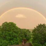 Sheri Moon Zombie Instagram - Good evening… #rainbows #nofilter #pridemonth #doublerainbow #nature