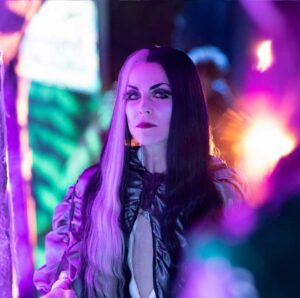 Sheri Moon Zombie Instagram - Loving the rainy day 💜 ☔️ #themunsters #lilymunster #lily #september27 #robzombie #jeffdanielphillips #danroebuck #richardbrake #cassandrapeterson  #jorgegarcia #sylvestermccoy