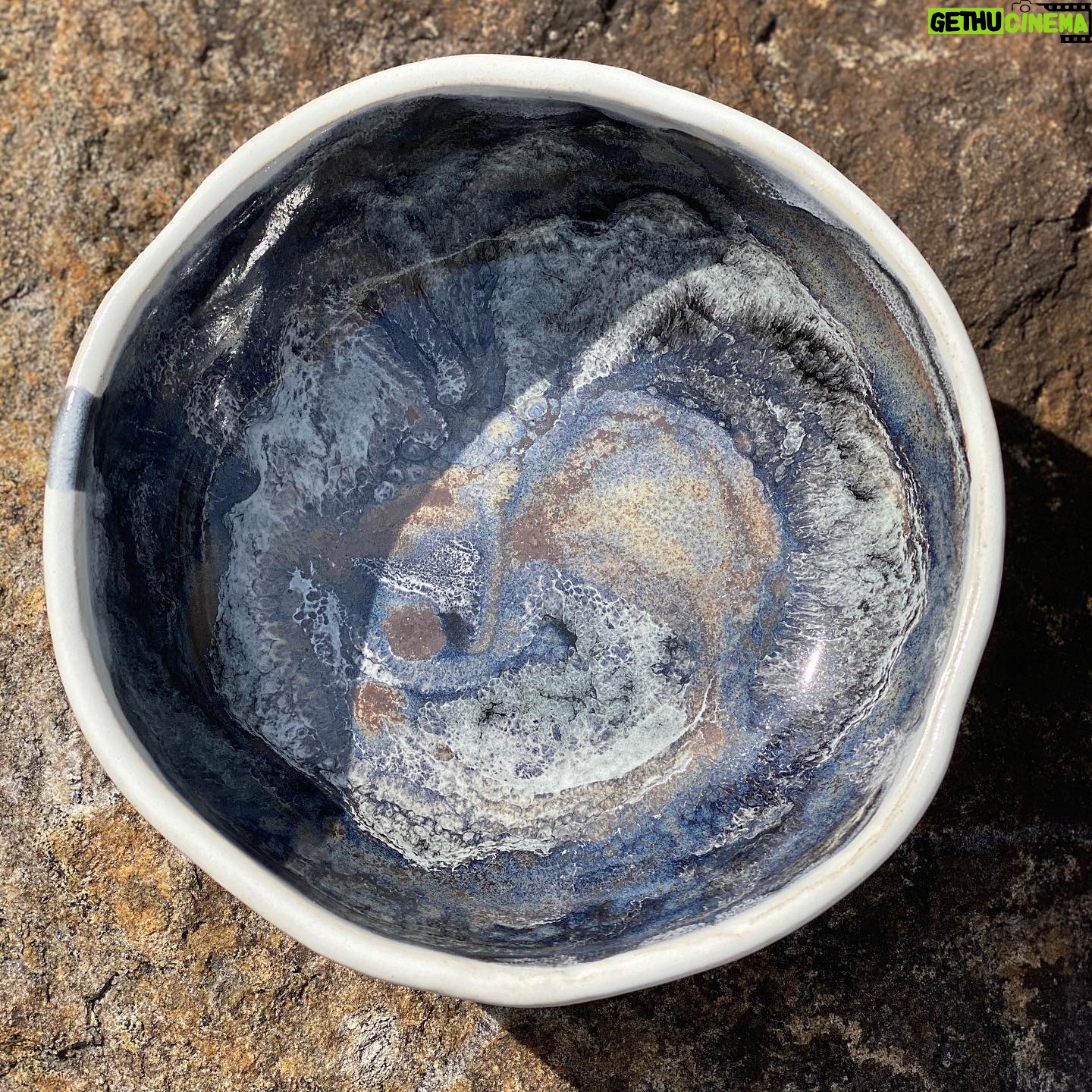 Sheri Moon Zombie Instagram - A good firing=A good day! The glaze mix exceeding expections, so yummy. #pottery #yummyglaze #pothead #wheelthrown #littleworlds