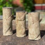 Sheri Moon Zombie Instagram - Un deux trois! #handbuiltpottery #feathery #vases