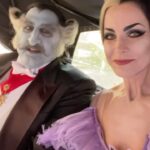 Sheri Moon Zombie Instagram – #TheMunsters is out today on @Netflix 💜 Here is a little behind the scenes action with me and @mrdanielroebuck heading to set. #lilymunster #thecount #robzombie #jeffdanielphillips