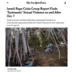 Sheryl Sandberg Instagram – A new report by the Association of Rape Crisis Centers in Israel demonstrates that sexual violence was systematic, widespread, and “a clear operational strategy” by Hamas. It happened at a rave site, in kibbutzim, at military bases, and against hostages held in Gaza. The terrorists who carried out these horrific crimes must be held fully accountable. 

Rape has no place in peace or in war.