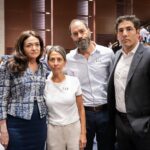 Sheryl Sandberg Instagram - Rachel Goldberg-Polin and Jon Polin joined us at the Congressional screening of @screamsbeforesilence. They are two of the strongest people I’ve ever met. On October 7th, their son Hersh was one of the 240 people taken hostage by Hamas. Hersh’s arm was blown off in the attack, and he is still being held captive today. For the last 230 days, Rachel and Jon have been working tirelessly to bring Hersh and all of the remaining hostages — which include Americans and citizens from 24 countries — home. As a mother, my heart breaks for them and the families of all of the hostages. The depth of their pain is unimaginable. Their profound strength, empathy, and willingness to share their anguish with the world is remarkable. They are true heroes. We must do all that we can to #BringThemHome. @bring.hersh.home