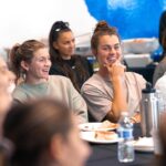 Sheryl Sandberg Instagram - Go @wearebayfc! @tom_bernthal and I visited the team to talk about leadership, career paths, and the ways they are helping transform women’s sports for future generations. We can’t wait to see what they accomplish this season and beyond. #BLegendary #WeCameToPlay #BayFC