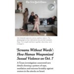 Sheryl Sandberg Instagram - This piece is definitive and heartbreaking. No one can deny the sexual violence of Oct 7 and humanity demands that we all stand together against terrorists and terrorism. Thank you to @gettlemanjeffrey, @anatschwartz and Adam Sella for relentless dedication, meticulous journalism, and for bringing the truth to light. #unitedagainstrape