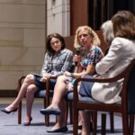 Sheryl Sandberg Instagram - Yesterday Representative Debbie Wasserman Schultz (@repdws), Senator Joni Ernst (@senjoniernst), Representative Mario Diaz-Balart (@repmariodb), and Senator Kirsten Gillibrand (@senkirstengillibrand) hosted a Congressional screening of @ScreamsBeforeSilence. We were joined by Leader Schumer (@senschumer) who is always a strong voice for women and for justice. Together we discussed the sexual violence Hamas committed on October 7th, the alarming rise of antisemitism, and how we can push for the return of hostages. We were also joined by two people I admire so much: Rachel Goldberg-Polin and Jon Polin, whose son Hersh was taken hostage by Hamas and remains in captivity. Every day since October 7th, Rachel and Jon have relentlessly advocated for Hersh and all of the hostages. Their ability to find strength in unimaginable pain is nothing short of awe-inspiring. It was so powerful seeing a bipartisan group of leaders come together to stand against sexual violence. May their example inspire us all to unite around this fundamental truth: rape should never occur in peace or war.