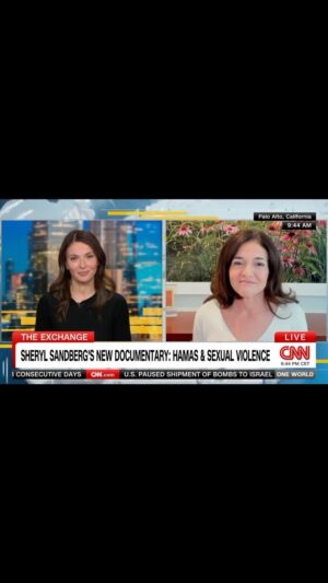 Sheryl Sandberg Instagram - I spoke with @biannagolodryga on @cnn about @screamsbeforesilence and why it’s so critical we condemn sexual violence wherever it occurs. I encourage everyone to watch #ScreamsBeforeSilence with an open mind and open heart. It’s available on YouTube at the link in my bio.