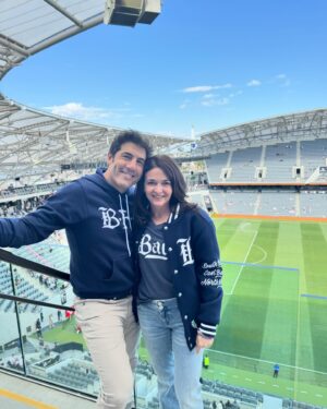 Sheryl Sandberg Instagram - @wearebayfc won our first @nwsl match in history!! I could not be prouder of our players for the grit, determination, and skill they showed on the pitch.
 
Having a hometown women’s soccer team to root for is a dream come true for me, @tom_bernthal, and our family (especially our daughters). It’s been really exciting to help bring it to life in partnership with Alan Waxman and David Stiepleman from @sixthstreetpartners and our founding football four @bchastain6, @leslieosborne12, @daniellevslaton, and @alywagner.

#BayFC is one team representing all 9 Bay Area counties. It was incredible to see Bay FC fans from all over the Bay Area at the game to support our team’s historic inaugural season. The energy — from the team, coaches, and fans — is unstoppable. We’re just getting started!

#BLegendary #WeCameToPlay #LAvBAY