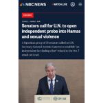 Sheryl Sandberg Instagram - Hamas terrorists used rape as a tool of war on October 7, and they must be held accountable. I’m so pleased to see this group of bipartisan Senators united in calling on the @unitednations to acknowledge, denounce, and investigate Hamas’ atrocious crimes against women and girls. This letter is not about taking sides in the horrific conflict or weighing into politics. It’s a moral issue — we all must stand against sexual violence and rape anytime and anywhere it occurs.