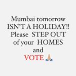 Shilpa Rao Instagram - MUMBAI LET’S VOTE TOMORROW 🙏🏼🙏🏼🙏🏼