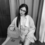 Shin Seul-ki Instagram - 🤎🧡🌼 @miumiu #MiuMiu #Miuwander #gifted