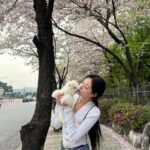 Shin Seul-ki Instagram - 🌸🐶