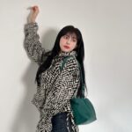 Shin Su-hyun Instagram - @loewe 🎒👛👜💕 #loewe #로에베 #Flamencopurse
