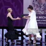 Shirine Boutella Instagram – Souvenir fou de remise de prix à @sarahmgellar 😍

A forever souvenir.

Merci @canneseries @canalplus 

Merveilleuse robe @lanvin
Shoes @giorgioarmani