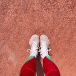 Shirine Boutella Instagram - Cet honneur : terre battue, Roland Garros. Star Set et Match @fftennis @sisleyparisofficial @lacoste #rolandgarros #starsetetmatch
