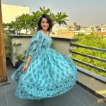 Shirley Setia Instagram - 🩵 📸: @shivani.chanana 😘 👗: @tara_c_tara @maverick.communication01