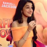 Shivika Rishi Instagram - All about Premiere night 🧡🦁 @garfieldmovie @mr_faisu_07 @fukravarun @sonypicturesin #garfieldmovie #premiere #movie #influencer #actor #explore #photography