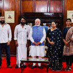 Shraddha Gautam Instagram - Namashkar, yes, I met the Honorable Prime Minister of our Country. His first word to me was ‘Aiyyo!’. I am not blinking, that’s my ‘O My Jod, he really said that, this is really happening!!!!’ look. Thank you @narendramodi ji!