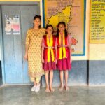 Shraddha Gautam Instagram – With Sunaina and Manasa, winners of Discus throw and Hurdles in Taluk level Sports, please swipe to see how their friends got them ready for the picture.
It is one of the most wonderful things I have seen this year. This. This is how we are meant to be. 
I am so glad I was so lovingly made part of the #kannadarajyotsava celebrations at the Primary school in my hometown.