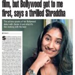 Shraddha Gautam Instagram - Eh what ya! In papers and all like this?! Can I now put ‘actor’ in my insta bio? Aiyyo what thrills! #doctorg @sridevisiyengar thank you!!