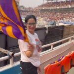 Shreema Bhattacherjee Instagram – Thank you so much @kkriders 💜
What a great experience 🤗
I love you  love@iamsrk ❤️

শুভ সূচনায় শুরু হলো ১৪৩১ এর ✨

Forever #kkr 💜💜

#kkr #clubhouse #edengardens #ipl #sharukhkhan #srk #blessed #matchday