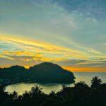 Shreema Bhattacherjee Instagram – Chasing sunsets and sipping on sunshine.🌞🏖️🌊

#sunset #phiphiisland #phiphiviewpoint #blessed #omnamahshivaya