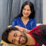 Shreema Bhattacherjee Instagram - When she wants to spend quality time together & you want to check phone 💀😅 . #indranilchatterjee #shreemabhattacherjee #reels #skit #couplevideos #instagood