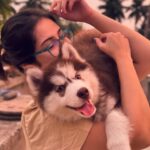 Shreema Bhattacherjee Instagram – My love  @coconjulie 🐾❤️