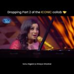 Shreya Ghoshal Instagram - @sonunigamofficial and @shreyaghoshal singing together on @indianidols Grand Finale stage 🏆✨ *UNSEEN CLIP FROM GRAND FINALE* @sonytvofficial @fremantleindia @indianidols Like, comment, follow and share for more Behind the scene Content 📸🎞️ Shreya Ghoshal, Sonu Nigam, Indian Idol, Grand Finale, Indian Idol 14