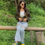 Shristi Shrestha Instagram – 🦚 @retreat.at.shivapuri 💖