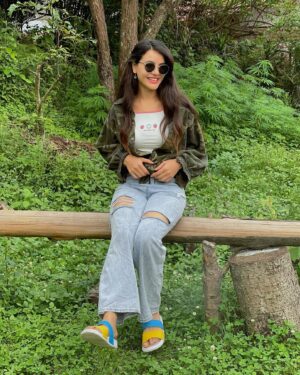 Shristi Shrestha Instagram - 🦚 @retreat.at.shivapuri 💖