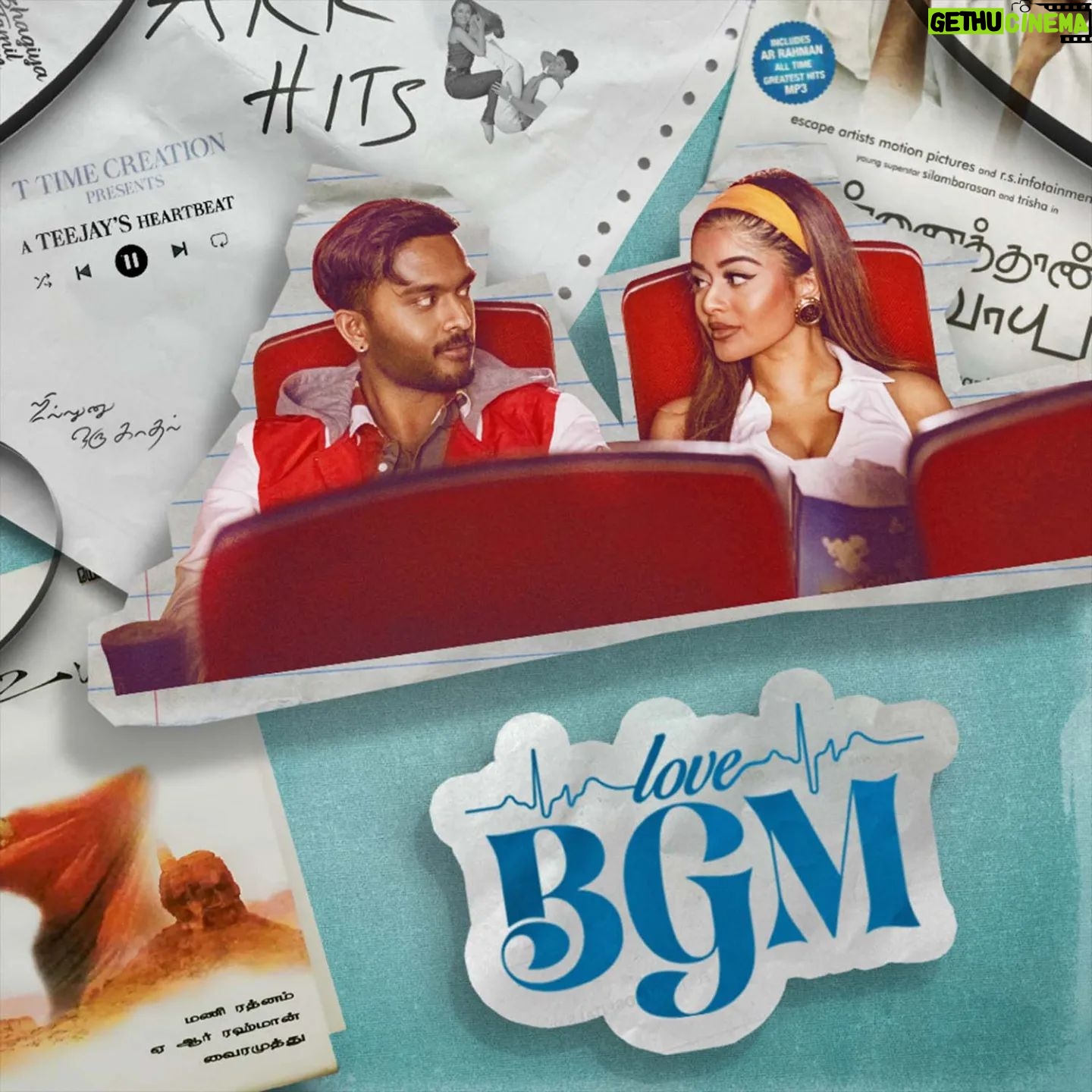 Shweta Mohan Instagram - A groovy Collab with the very popular indie artist and actor @teejayarunasalam 💫🎵 Happy Birthday buddy 🥰 #LoveBGM Out Now on Teejay's YT channel Check it out folks !