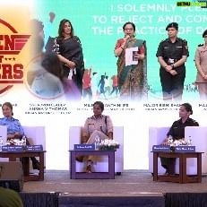 Shweta Mohan Instagram - 🌟 Celebrating International Women's Day at Lulu Mall Trivandrum was an incredible journey during Wow Week! 💃 Our visitors showed immense support and admiration for women through enthusiastic participation in each event. Highlights included the unveiling of "Sthree - The Anthem" with @raga_the_rhythm_of_art A heartfelt anthem dedicated to the strength and resilience reflected in the eyes of every woman, a tribute to the indomitable spirit of womanhood. Followed by Anti-Dowry Pledge by Smt. Divya S Iyer IAS along with other dignitaries. We were honored to host outstanding women of our forces through "Women Without Borders." Where esteemed women officers shared their inspirational stories with us all 🎉 It was a day filled with inspiration, showcasing the remarkable strength and influence of women.💪 #lulu #lulumalltvm #lulumalltrivandrum #trivandrum #WomensDay #Events