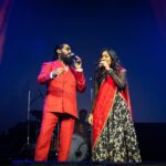Shweta Mohan Instagram - Innum Konjam Isai Tour 2023 featuring Vijay Yesudas, Shweta Mohan and Haricharan Seshadri in Birmingham and London 🎶 Capturing the electrifying energy of the trio’s concert! 🎤🔥 From the heart-pounding beats to the soul-stirring melodies, they took the stage by storm. A night filled with music, passion, and pure talent. Witness the highlights of an unforgettable performance. 🎵✨ Event organiser: @ukeventlife Tour manager: @njadoonanan Outfits: @bridal__empire_parisdubai Band: @bennetandtheband Hosts: @anusrisnair @ranyajac Hair and Makeup: @jansika_s and @bridal__empire_parisdubai Promoter: @gowtham_gsz