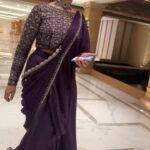 Shyamala Instagram - Walking in to 2024 be like ….! Outfit : @olivesbysashi.in jewellery : @kushalsfashionjewellery Styled by : @impriyankasahajananda Makeup : @vinod_bridelmakeupartist Hair : @elegantbridalmakeovers