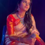 Shyamala Instagram - Lost ….! #music #lyrics #candid saree from @joshnikacollections Jewellery by @aadvika_collectionllc