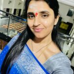 Shyamala Instagram - #srisailam #sparsha #darshan 🙏 #greatvibes Saree @snithikacollection
