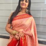 Shyamala Instagram – SAREE: A timeless masterpiece 😊 this saree from @joshnikacollections
