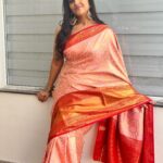 Shyamala Instagram – SAREE: A timeless masterpiece 😊 this saree from @joshnikacollections