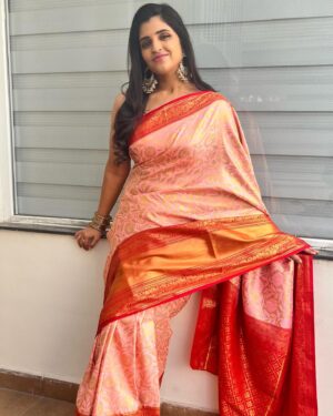 Shyamala Instagram - SAREE: A timeless masterpiece 😊 this saree from @joshnikacollections